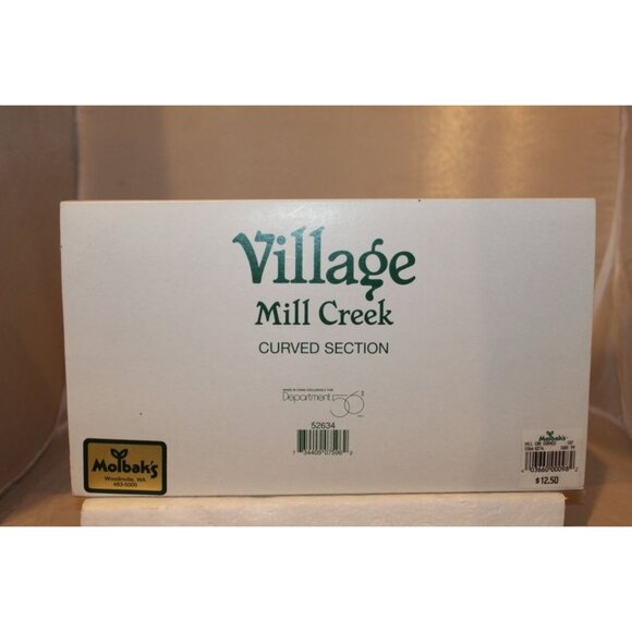 Dept 56 Village Accessory - Mill Creek Curved Section - Picture 1 of 4
